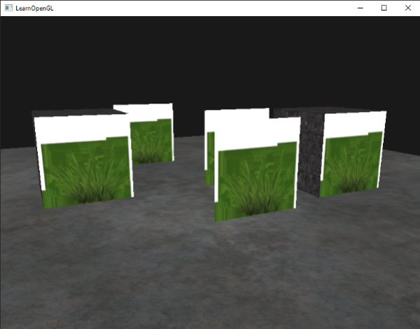 Not discarding transparent parts of texture results in weird artifacts in OpenGL