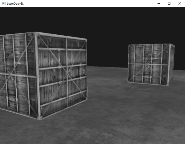 Post-processing image of a 3D scene in OpenGL with grayscale colors