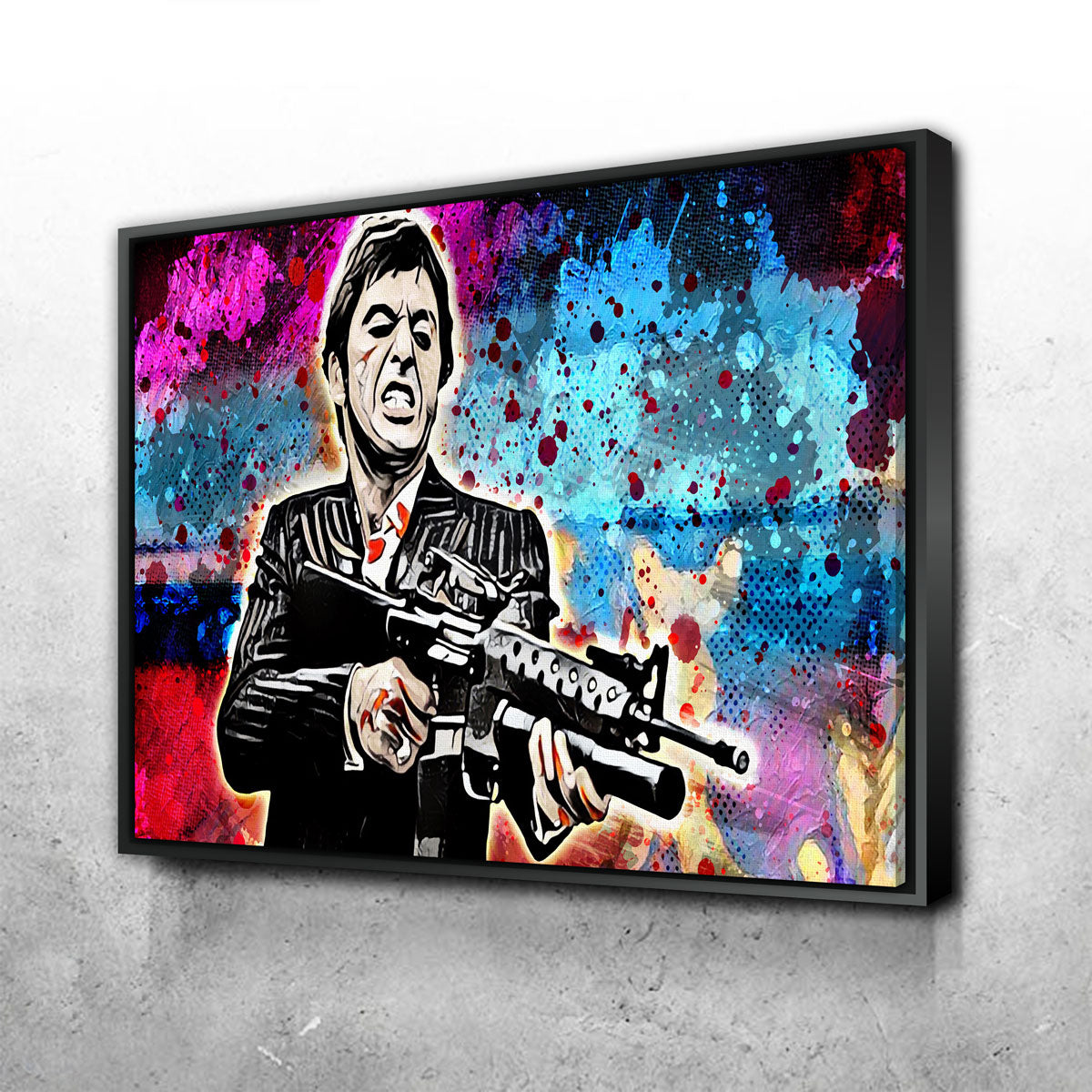 Abstract Scarface Wall Art