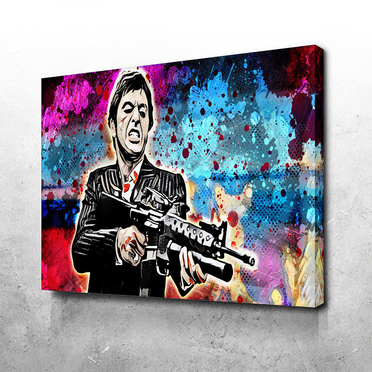 Abstract Scarface Wall Art