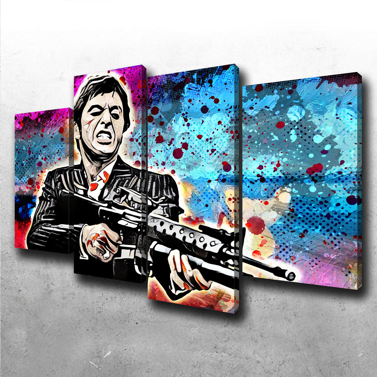 Abstract Scarface Wall Art