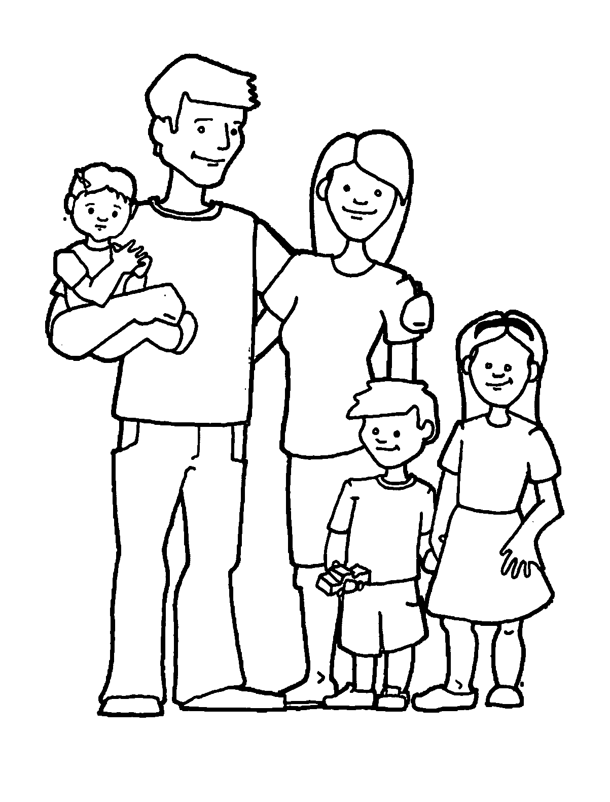 Free Family Picture Coloring Page Download Free Clip Art Free Clip Art On Clipart Library