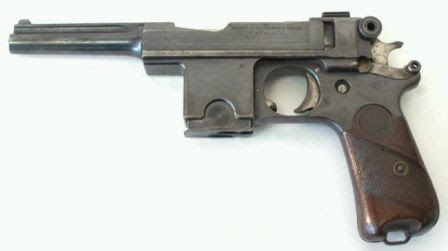 Bergmann Bayard model 1910 pistol, made in Belgium by Pieper.