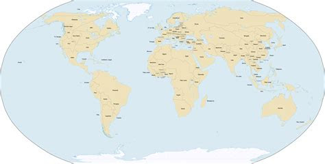 world map     labels    blank maps