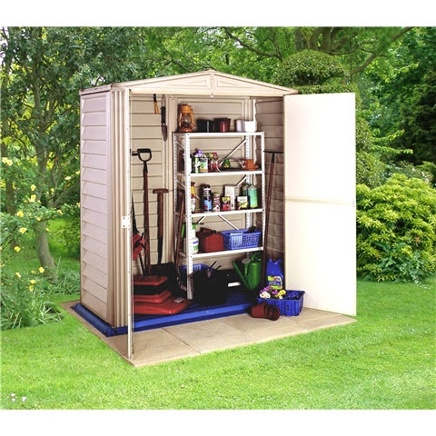 ShedsWarehouse.com Madrid Plastic Sheds 5ft x 3ft 