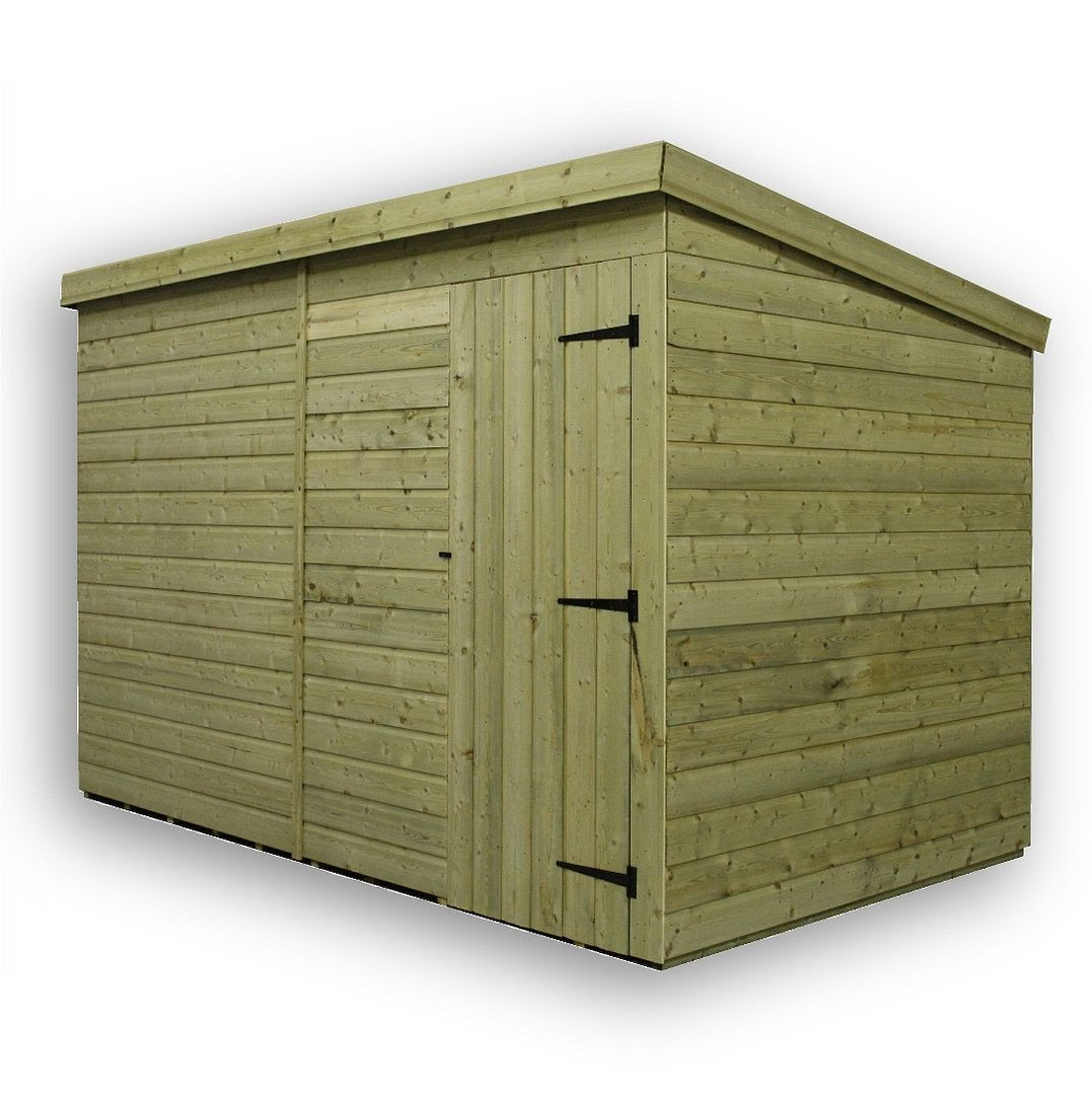 GARDEN SHED 9X3 SHIPLAP PENT SHED TONGUE AND GROOVE 