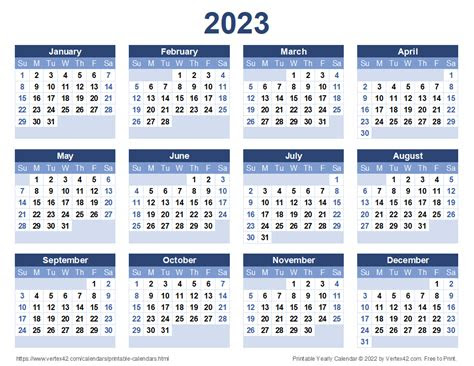  2023 calendar templates and images