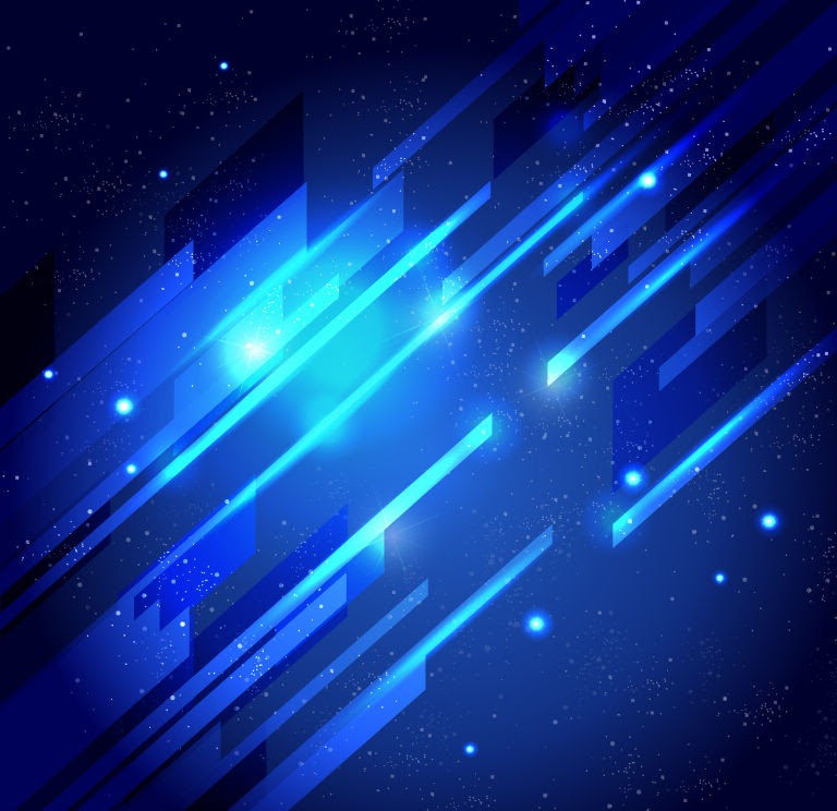 Abstract Blue Light Vector Background | Free Vector ...