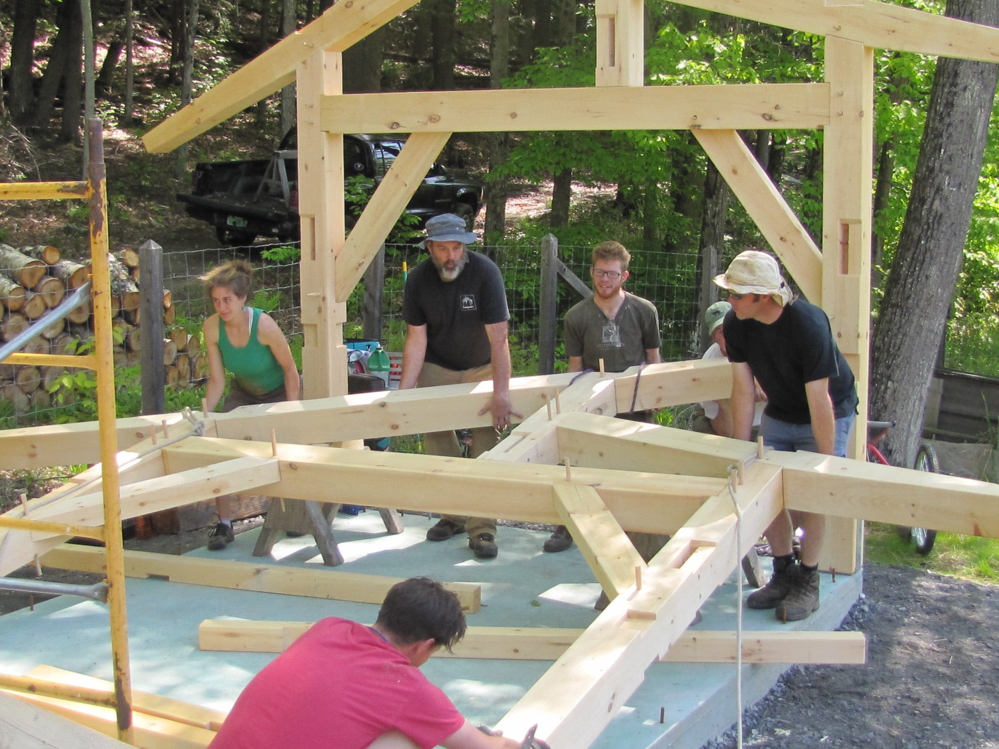 Timber Frame Workshop and Shed