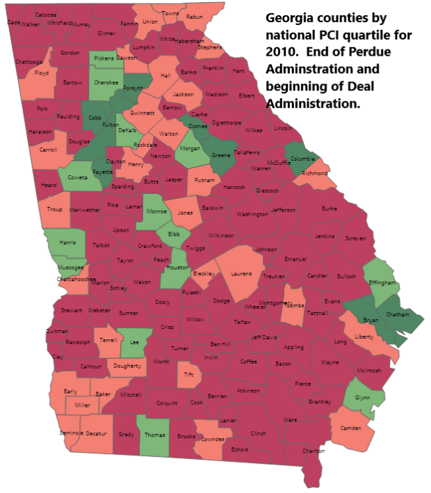 The Rise and Fall of Rural Georgia's Per Capita Income - Flagpole