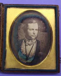 A daguerreotype of City College founder Townsend Harris circa 1846