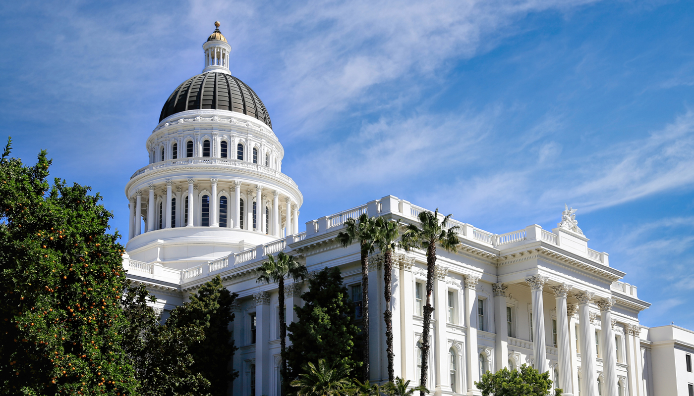 California State Capitol in downtown Sacramento