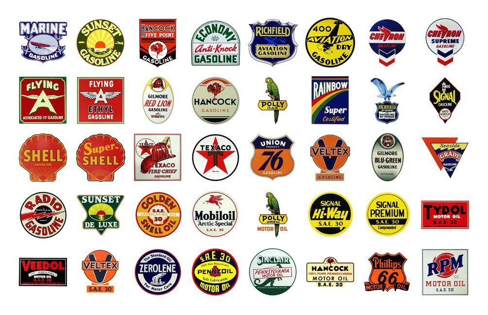 Gas Station Logo - old gas station logos | Badges | Gas station, Old gas stations, Gas ...