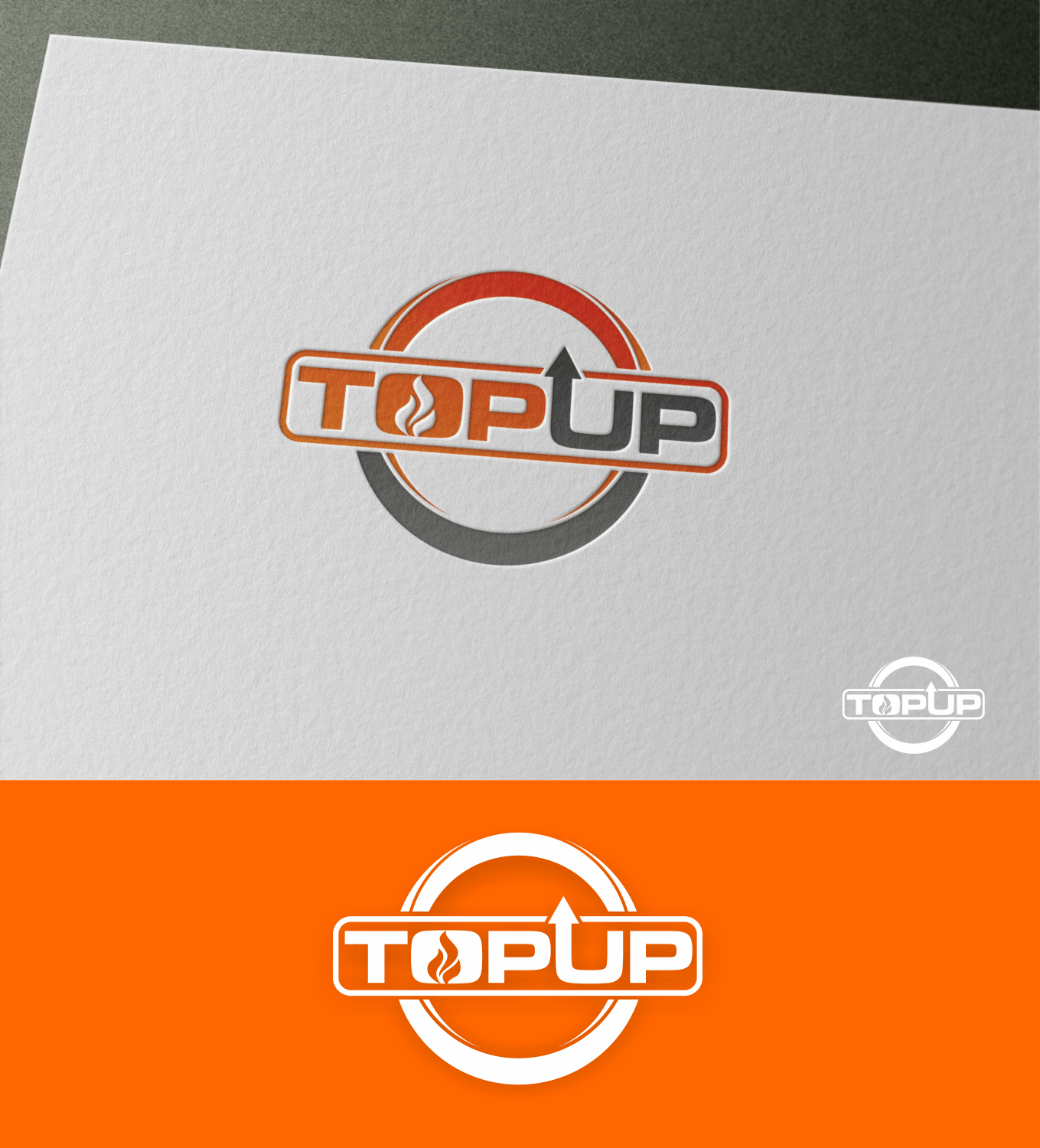 Gas Station Logo - Modern, Bold, Gas Station Logo Design for Top Up by eugenv | Design ...