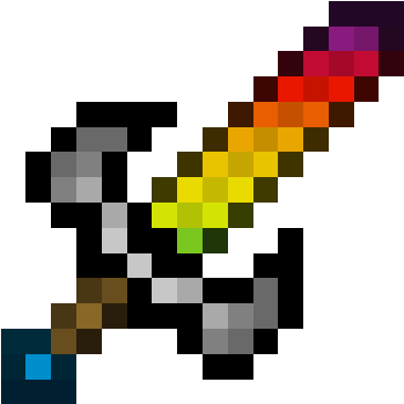 RAINBOW Minecraft Logo - rainbow sword | Nova Skin