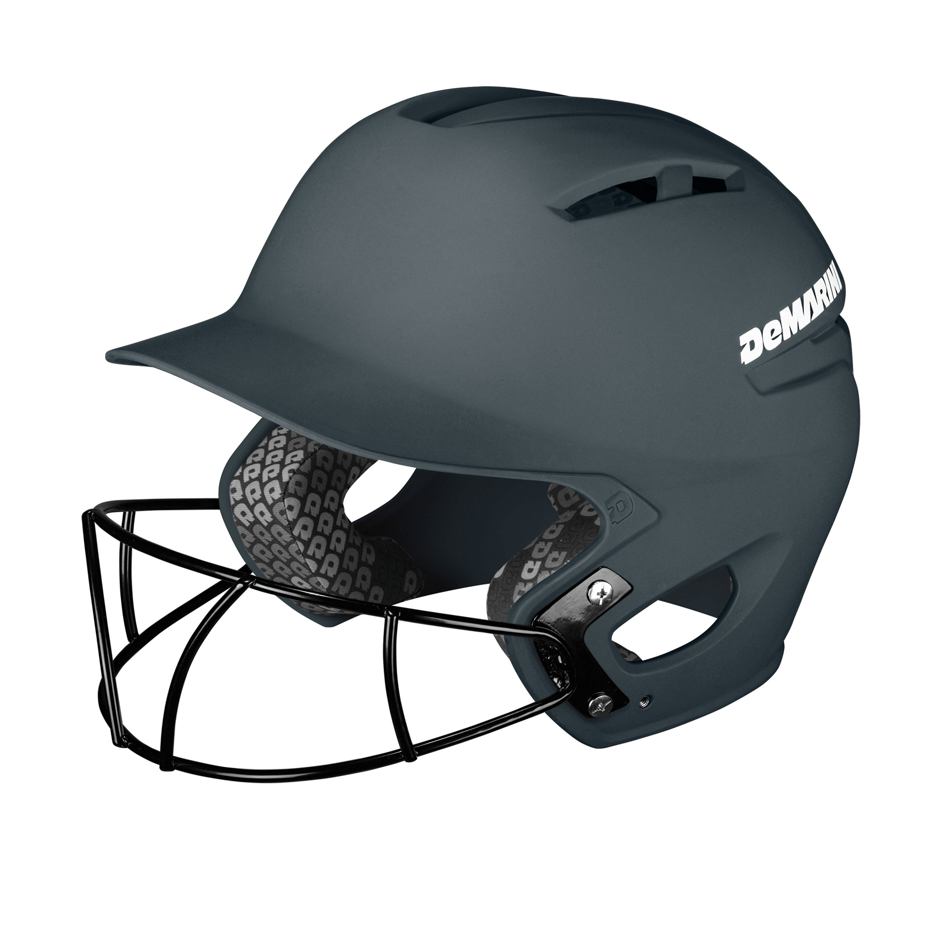 Softball Helmet Logo - DeMarini Paradox Matte Batting Helmet with Fastpitch Mask | Baseball ...