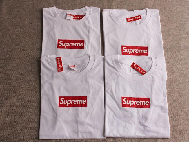 Red Box with White Logo - Free Shipping 20th Anniversary Box Logo Tee (White) – UrbanTees