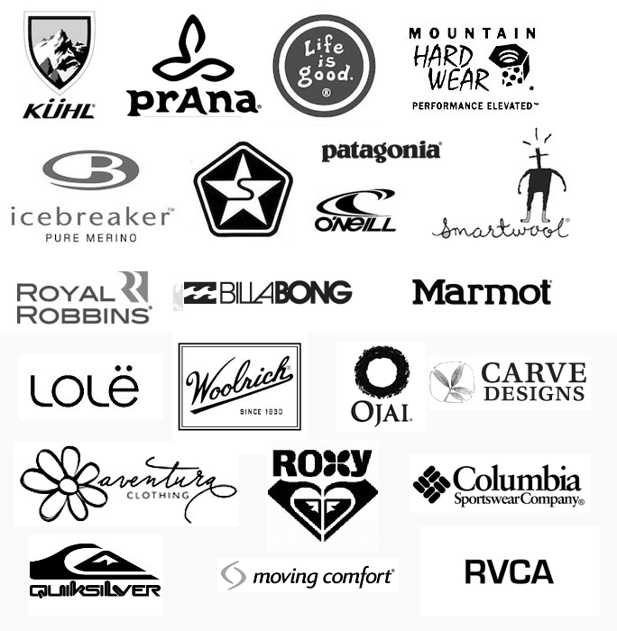 All Clothing Brand Logo - Mountain Recreation- outdoor clothing and lifestyle apparel