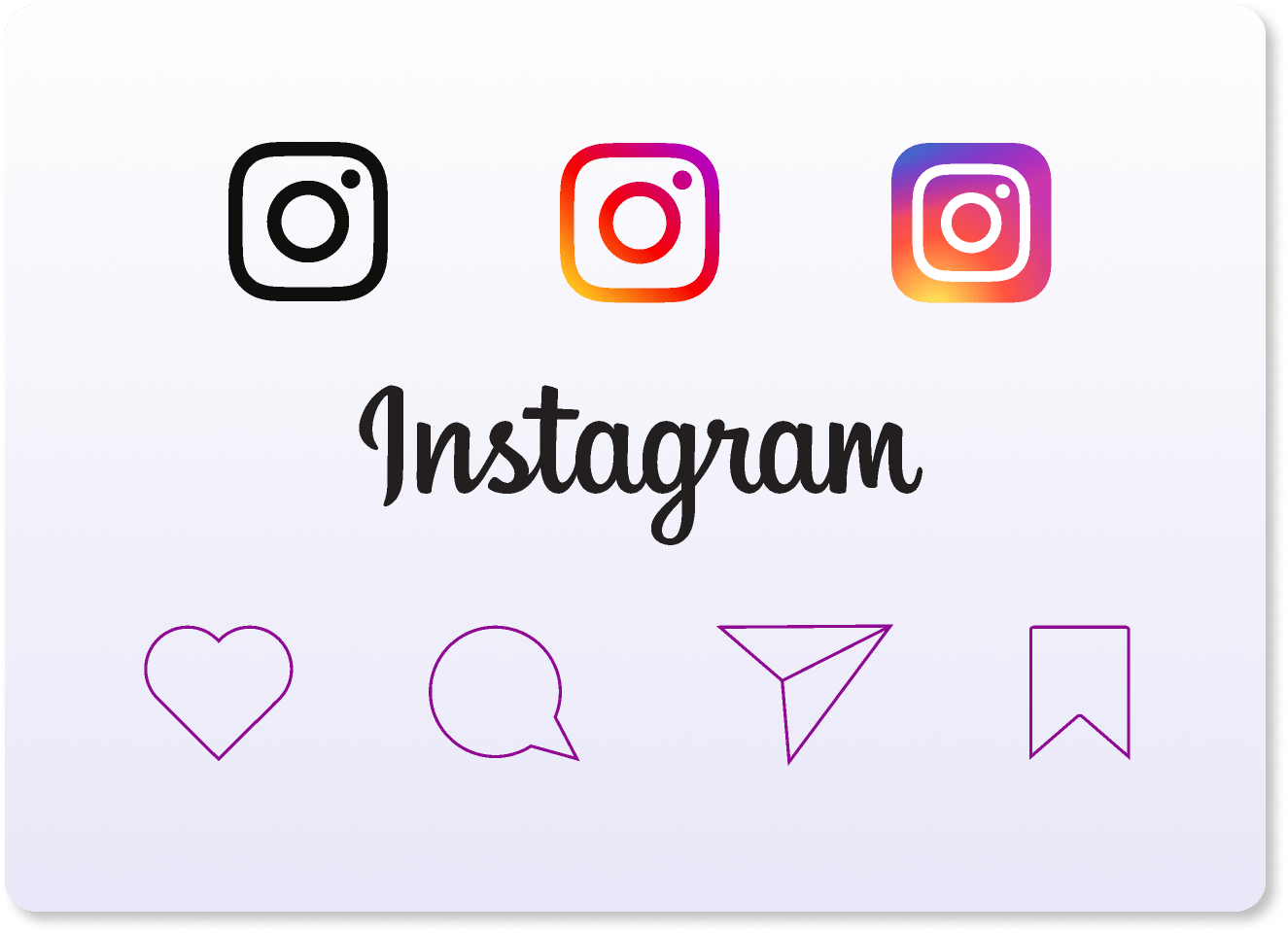 Instagram Logo - Instagram name brand, logos and icons ...