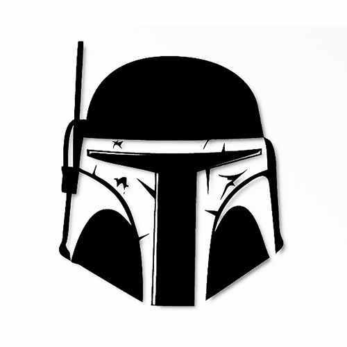 Boba Fett Logo - Boba Fett Logo Vinyl Decal