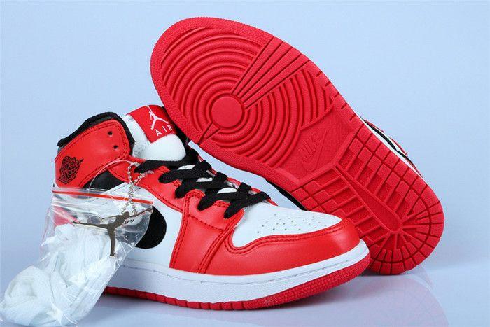 Red White and Black Basketball Logo - Get The Latest Nike Men Air Jordan 1 J1 Basketball Shoes in Red ...