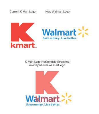 Kmart Logo - kmart vs new walmart logo | I just thought it was interested… | Flickr