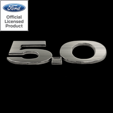 Ford Mustang 5.0 Logo - 11-14 5.0 Mustang Billet Emblem Ford Official Licensed