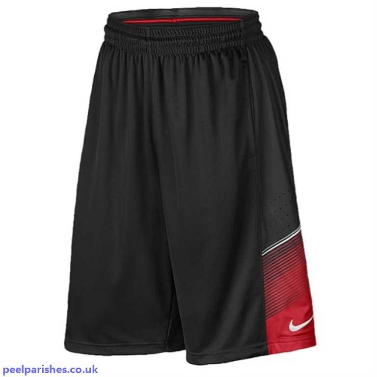 Red White and Black Basketball Logo - University Red White Black Nike Men's Basketball Shorts Elite World