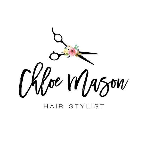 Stylist Logo - Hair Stylist Scissors Logo Hair Stylist Logo Hair Salon | Etsy