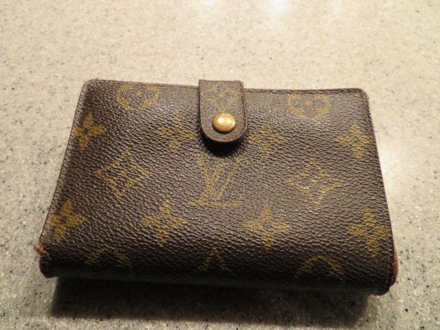 Small Louis Vuitton Logo - LOUIS VUITTON logo Portefeuille Viennois small wallet/coin purse | eBay