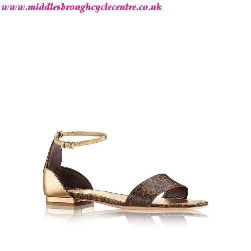 Small Louis Vuitton Logo - Women Louis Vuitton Sandals middlesbroughcyclecentre.co.uk