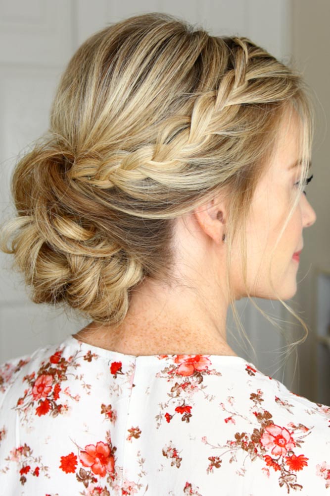 Discover 91+ front braid updo hairstyles latest - in.eteachers