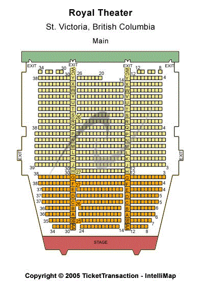 Royale Boston Seating Chart