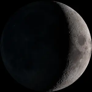 Waxing Crescent Moon