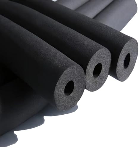 cSeao Pipe Insulation Foam Tube(3/8" x 1/4" x 6FT),1/4" ID Pipe Insulation Foam Tube,AC Uint Foam Tubing, Guitar Stand Foam Tube, Hollow Pipe Cover,Exercise Machine Handle Protector and Roof Rack