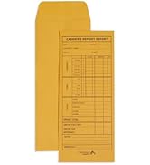 500 Cashier Deposit Report Envelopes, Daily Cash Envelopes for Small Business, Retailers and Rest...