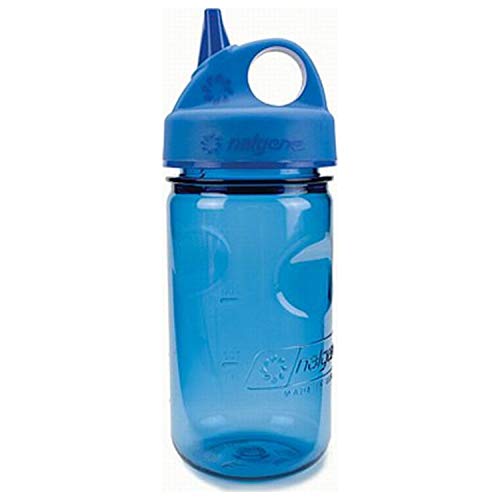 Product Image of the NALGENE Tritan Grip-N-Gulp BPA-Free Water Bottle,Slate Blue,12 Ounces