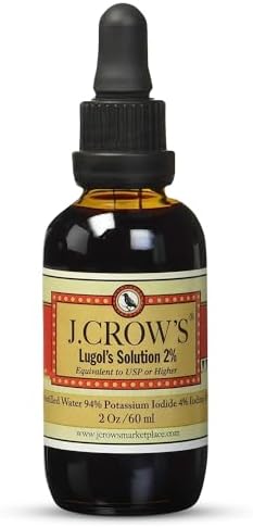 J.CROW'S® Lugol's Solution of Iodine 2% 2oz