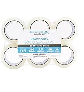 Blue Summit Supplies Heavy Duty Packaging Tape, Clear Packing Tape Designed for Moving Boxes, Shi...