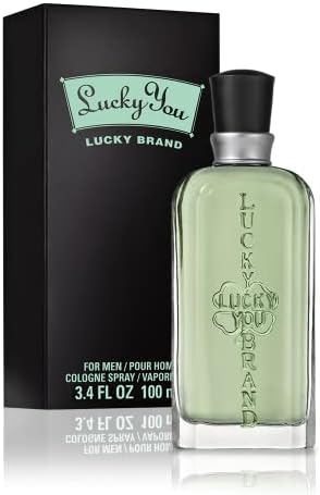 LUCKY You Cologne Spray for Men, Day or Night Casual Scent with Bamboo Stem Fragrance Notes, 3.4 Ounce