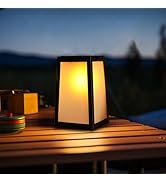 Grand Patio Solar Power Flame Lantern - Outdoor Waterproof Light, Decorative for Patio, Porch, De...