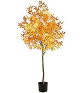 Nearly Natural 5ft. Autumn Maple Artificial Tree