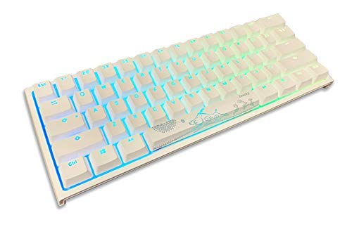 Ducky One 2 Mini Pure White Mini Rgb Cherry Mx Switch Pbt Keycap 60 Rgb Mechanical Gaming Keyboard Cherry Mx Blue Buy Online In French Guiana At Frenchguiana Desertcart Com Productid