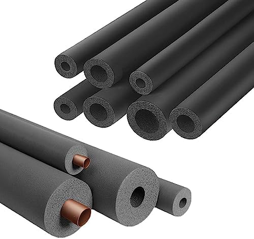 Pipe Insulation Foam Tube - Foam Tubing for AC Unit, Guitar Stands, Exercise Machine Handle and Roof Rack (1/4"ID X 3/8"TK-6Ft)