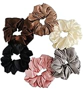 VIOZY premium scrunchies for women | 6 Scrunchies | satin scrunchies for women | scrunchies for g...