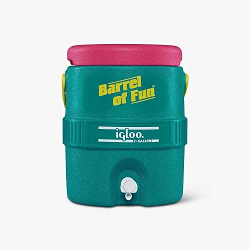 Igloo 2-Gallon Retro Party Water Jug Cooler, Jade