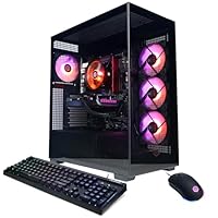 CyberPowerPC Gamer Master Gaming PC, AMD Ryzen 5 9600X 3.9GHz, GeForce RTX 4060 8GB, 16GB DDR5, 1TB PCIe Gen4 SSD, WiFi Ready &amp; Windows 11 Home (GMAI5700A)