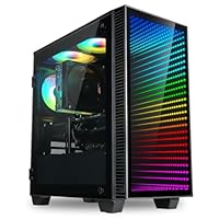 Continuum Micro Gaming Desktop - NVD GeForce RTX 4080 SUPER 16GB, AMD 8-Core Ryzen 7 9700X Processor, 32GB DDR5 RAM, 2x512GB Gen4 NVMe SSD + 3TB HDD, Wifi, Windows 11 Home - RGB Gamer Computer