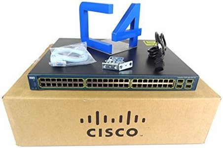 Cisco WS-C3560-48PS-S Catalyst C3560 48-Port PoE Network Switch (Renewed)