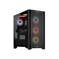 Corsair Vengeance a7400 Series Gaming PC – Liquid Cooled AMD Ryzen 5 9600X CPU – NVIDIA GeForce RTX 4060 Ti GPU – 32GB Vengeance RGB DDR5 Memory – 1TB M.2 SSD – Black